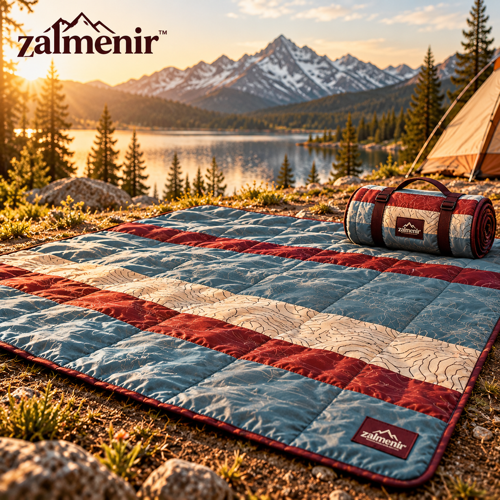 𝐳𝐚𝐥𝐦𝐞𝐧𝐢𝐫™ Outdoor Camping Blanket Lightweight Picnic Travel Blanket