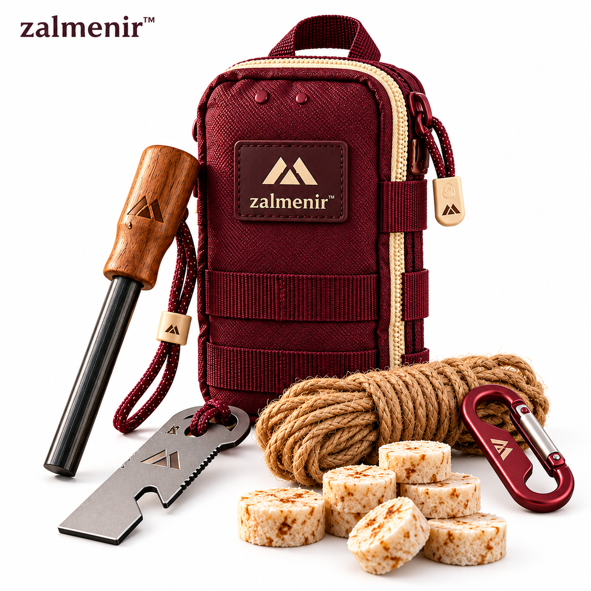 𝐳𝐚𝐥𝐦𝐞𝐧𝐢𝐫™ Camping Fire Starter Kit Outdoor Survival Tool Set