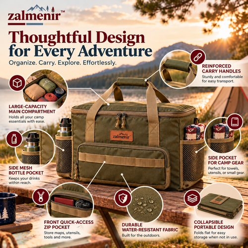 𝐳𝐚𝐥𝐦𝐞𝐧𝐢𝐫™ Outdoor Camping Storage Bag Travel Organizer